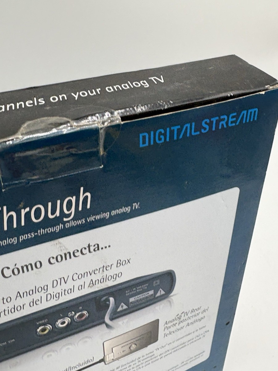 DTX9950 Digital Stream Analog Pass-Through DTV Converter Box New