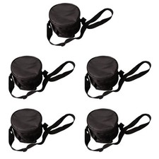 Set of 5 Steel Tongue Drum Carrier Bag Ethereal Storage Bags Case