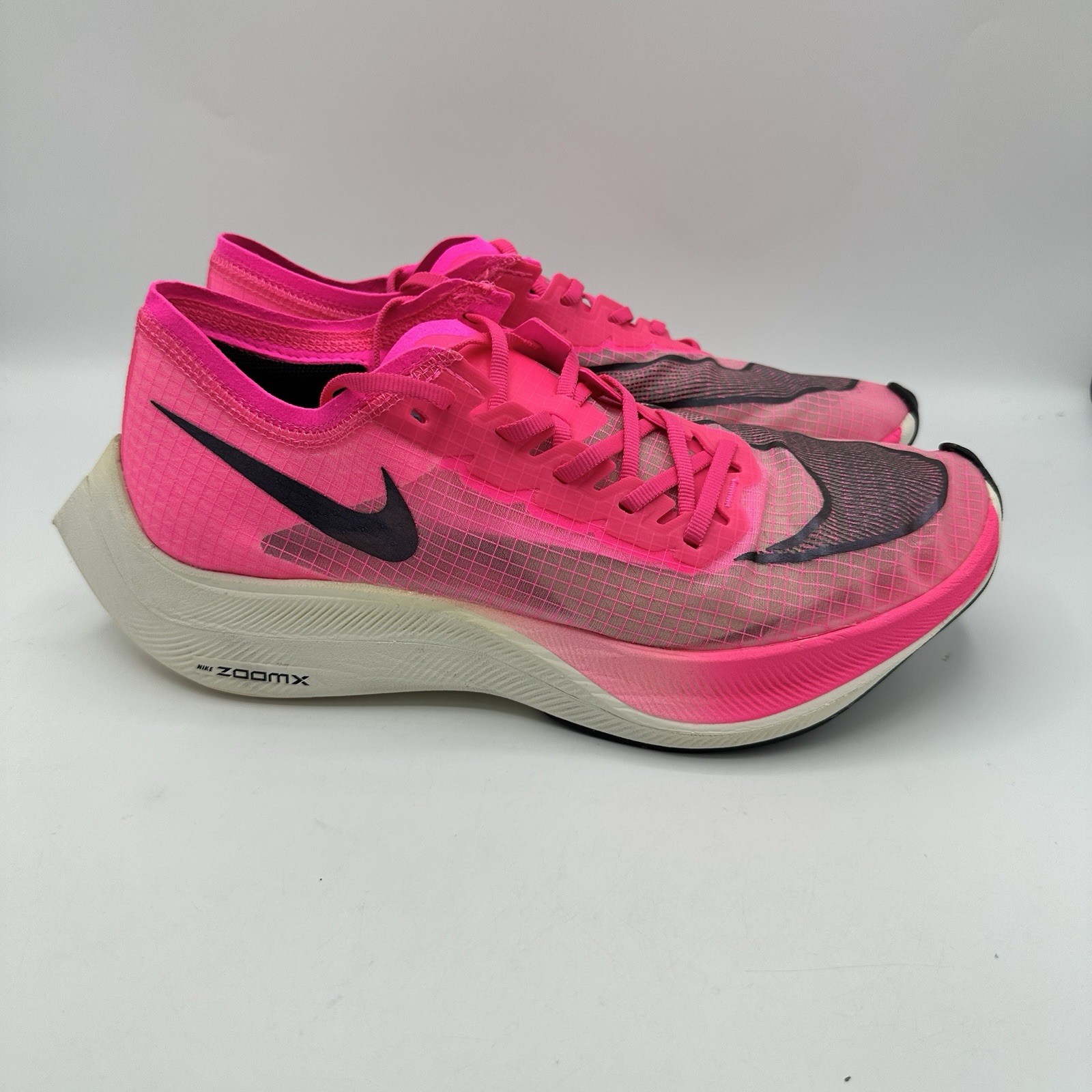 Men's Nike ZoomX Vaporfly Next% Pink Blast 2019 AO4568-600 Running Shoes Size 7