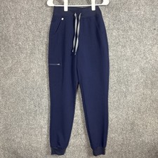FIGS Zamora Jogger Pants Womens Size XS Blue Scrub