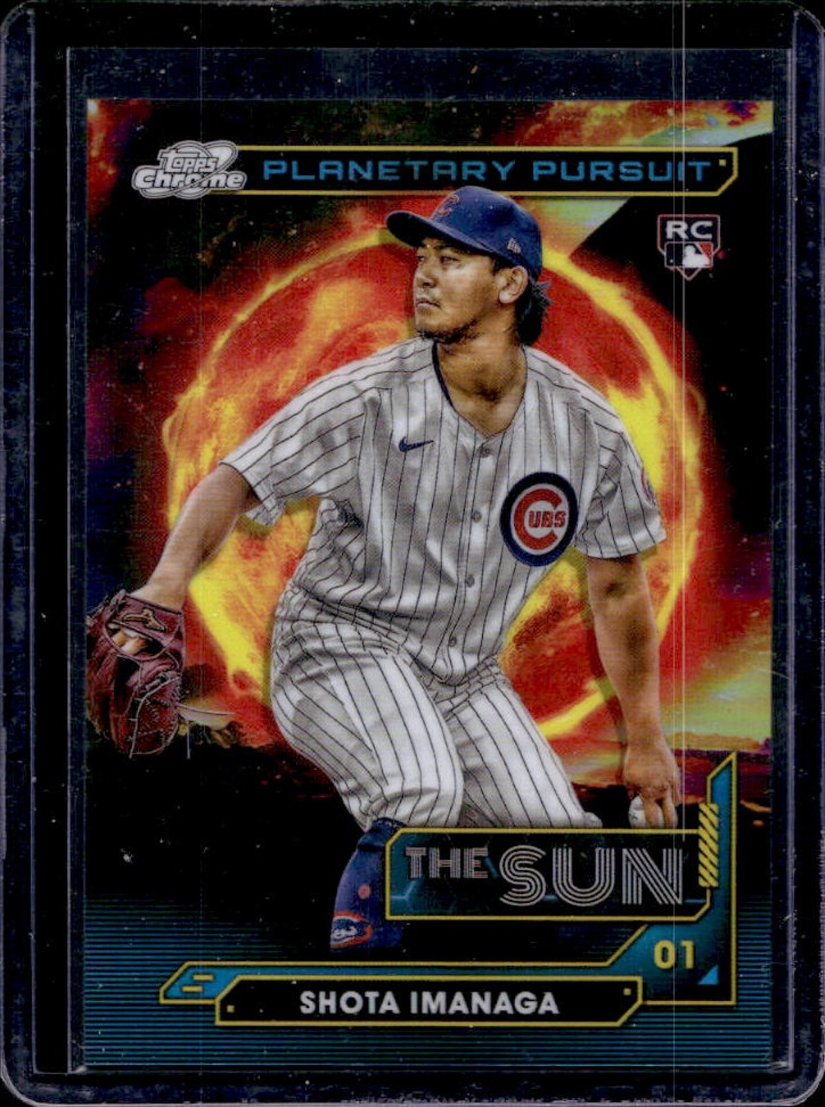 2024 Topps Cosmic Chrome Shota Imanaga Planetary Pursuit RC The Sun #PPS-7 Cubs
