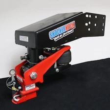 Refurbished Shocker Quick Air 5th Wheel to Gooseneck Air Hitch & Shift Lock C...