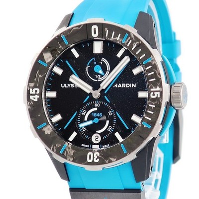 ULYSSE NARDIN Diver Net Azure 1183-170-2B/3A Carbon Double X Round Herren Wa
