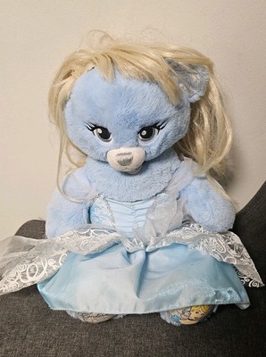 Build A Bear Cinderella Limited Edition - Hair Wig - Dress - Necklace - BAB