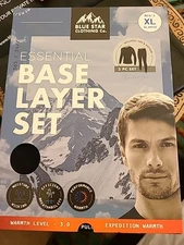 Blue Star Clothing Co. Men's XL Essential Base Layer 2 Pc Set Expedition Warmth