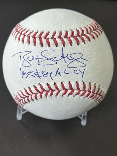 Bret Saberhagen Royals signiert " 85 & 89 AL CY " OML Baseball AUTO JSA COA
