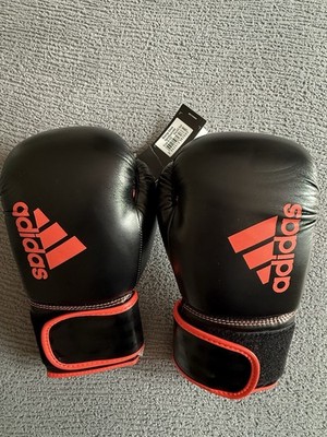 Adidas Hybrid 80 Boxing gloves - Black/Orange. 8oz. ADIH80