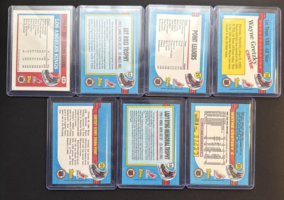 Wayne Gretzky Lot Of 7 Cards - Image 2 of 2