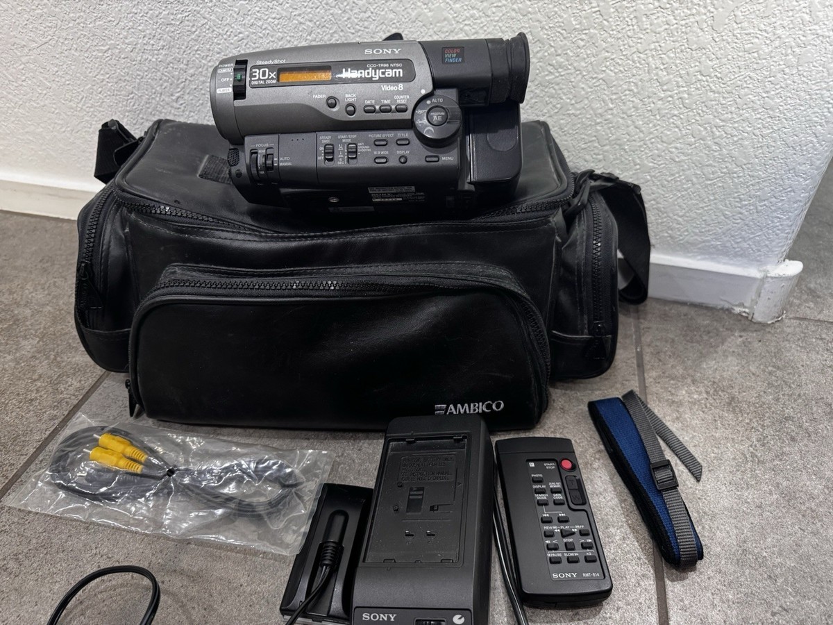 SONY VideoHi8Handycam CCD-TRV96 ⑦ Sony Handycam CCD-TRV57 Black & Silver Handheld 8mm Analog