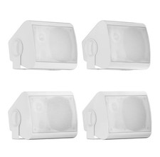 Herdio 5.25 Inches 600 Watts Passive Indoor Outdoor Speakers Wired Waterproof