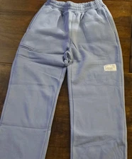 Comfrt Clothing Slate Sweatpants M Elastic Waist Drawstring Straight Leg