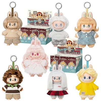 POP MART Labubu The Monsters Hair Salon Seriers Plush Pendant Dolls in Open Box