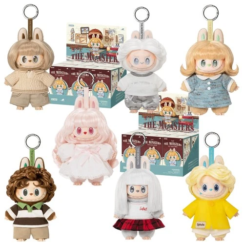 POP MART Labubu The Monsters Hair Salon Seriers Plush Pendant Dolls in Open Box