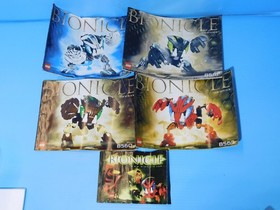 Lego Bionicle Bohrak Set of 6 w Krana & 5 Cannisters 8561-8563 FREE SHIPPING