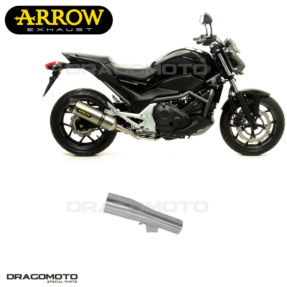 Tuyaux ARROW RC HONDA NC 750 gain de puissance et réduction de poids 2018 2019