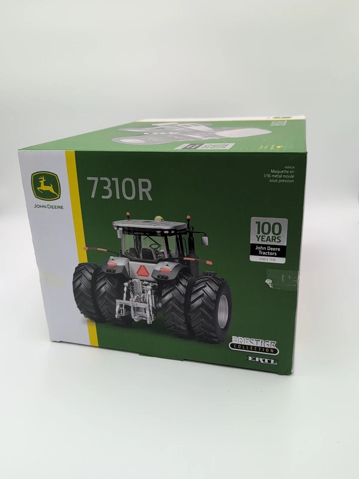1/16 Ertl John Deere 7310R 100 Years Prestige Silver Ed. Tractor - Image 2 of 3