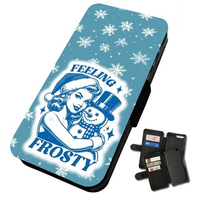 Bedruckte Flip Handyhülle für Samsung Feeling Frosty - süß festlich Neuheit Geschenk