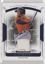 2018 Panini National Treasures Relics 78/99 Jose Altuve #185 h3a