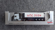 LKW-Modell Scania Glastransporter-SZ "HCC Modell 2009" von Herpa, M 1:87