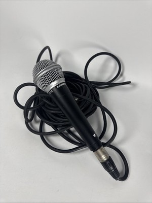 Samson M10 Wired Dynamic Microphone XLR 1/4 Cable On/Off Tested Working
