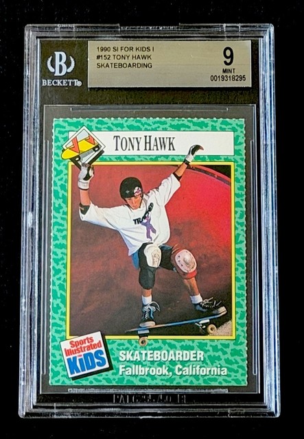 Tony Hawk Rookie 1990 Sports Illustrated for Kids SI Skateboarding Legend PSA 9
