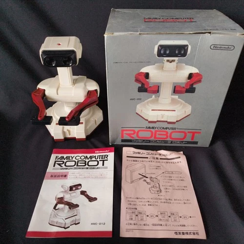 Nintendo Famicom Robot R.O.B.(Robotic Operating Buddy),with manual, Box, Japan