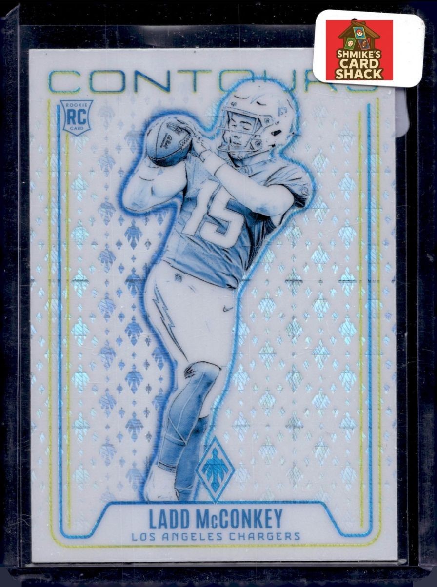 2024 Panini Phoenix #CON-LMY Ladd McConkey Contours Hyper