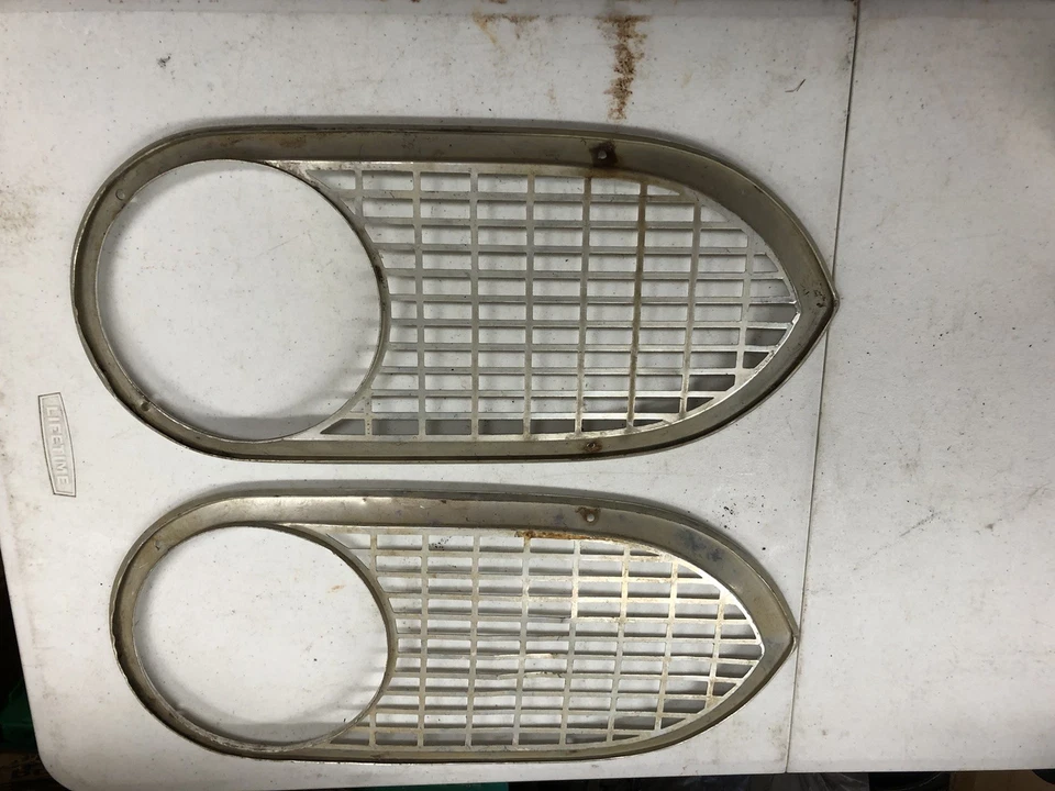 1961 1962 1963 1964 1965 1966 67 Ford Econoline Van Truck Headlight Bezel Grill - Image 2 of 4
