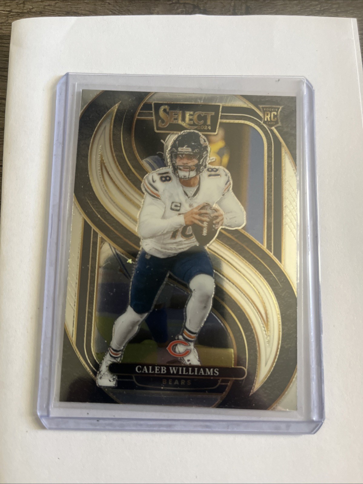 2024 Panini Select - Premier Level Caleb Williams #114 Silver Prizm (RC)