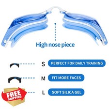 WAVE Nearsighted Swim Goggles Adult Youth Anti-Fog UV