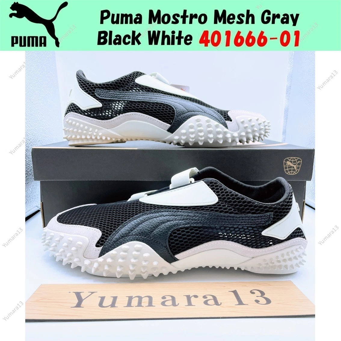 Las mejores ofertas en Puma Mostro Mesh Black Vapor Grey | eBay