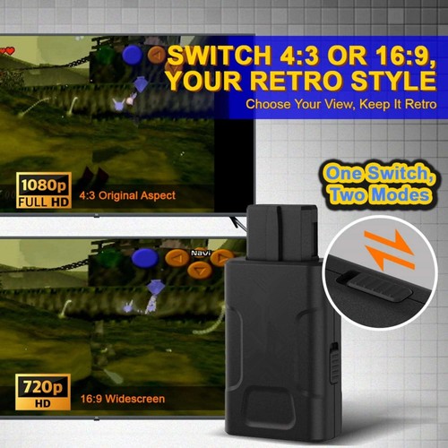 HDMI Converter Adapter for N64 NGC SFC SNES Supports 16:9 4:3 720P 1080P Output - Picture 12 of 12