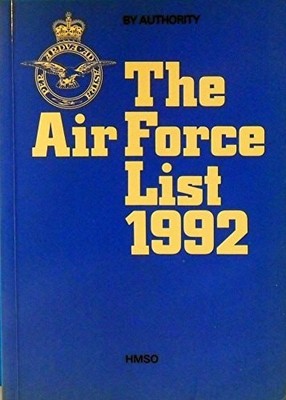 The Air Force List, 1992, Great Britain, Good Book