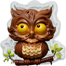 Owl Silicone Molds Owl Mold for DIY Crafts Epoxy Resin Casting Jewelry Making