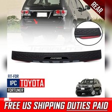 Scuff Plate Rear Bumper Step Cover Logo Chrome For Toyota Fortuner Tgn61 2012-14