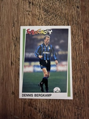 1994-95 Panini Super Calcio Dennis Bergkamp #163 Soccer Inter Milan Pack Fresh