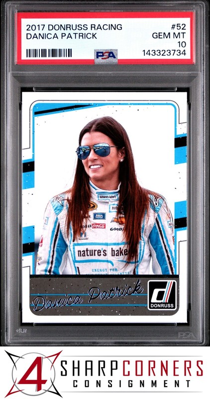 2017 DONRUSS RACING #52 DANICA PATRICK PSA 10
