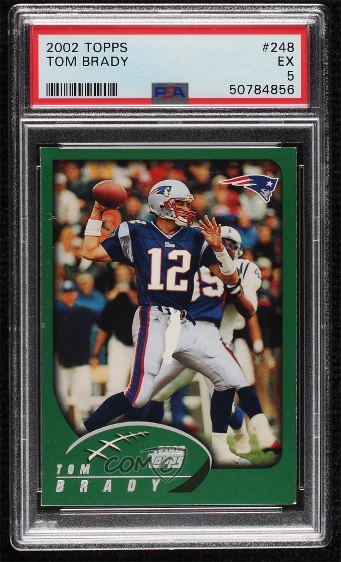 2002 Topps Tom Brady #248 PSA 5 e0v