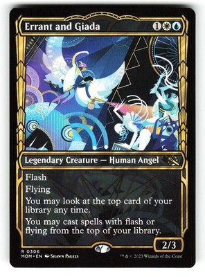 Errant and Giada (Showcase) (NM) #306 March of the Machine (MOM) MTG Magic