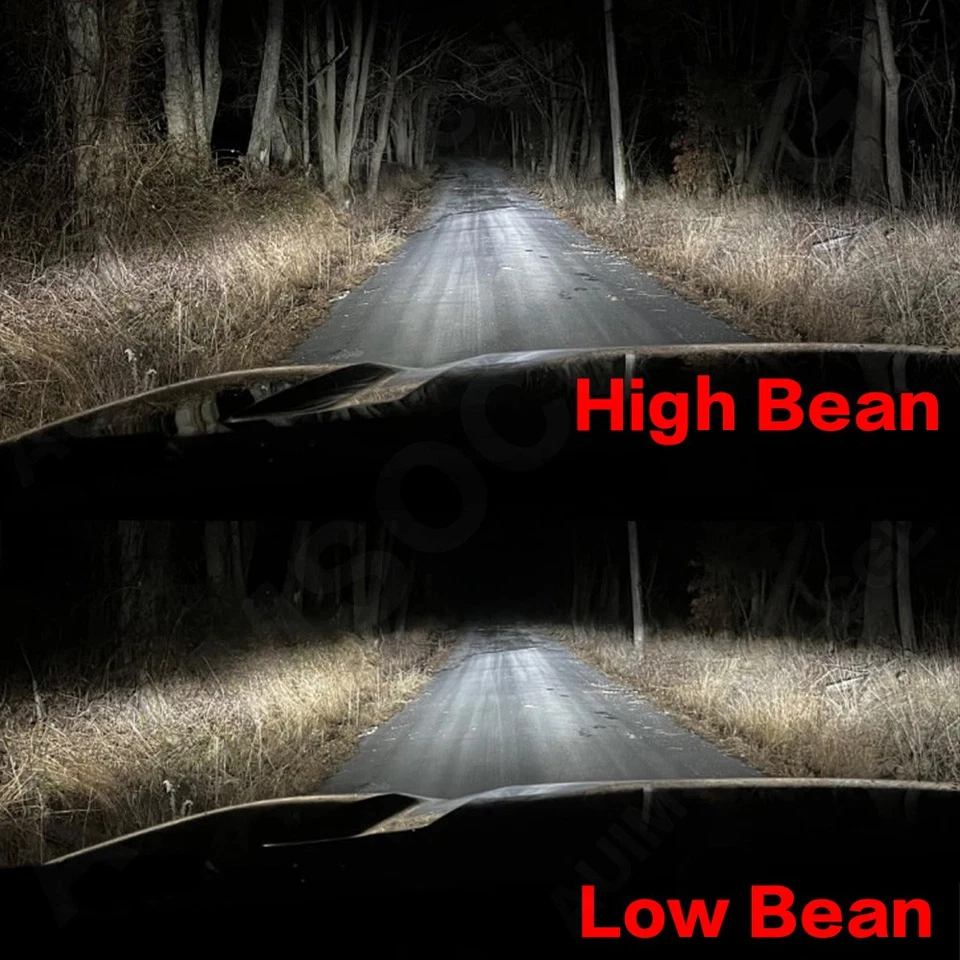 For 2003-2009 Hummer H2 Sport Utility 4-Door LED Headlight Bright Bulbs Hi Low - Image 3 of 4