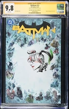 BATMAN NEW 52 #13 CGC SS 9.8 QUAH HARLEY QUINN REMARK NYCC BLANK BORDER VARIANT