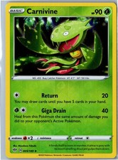 Pokemon Card - Carnivine - Darkness Ablaze - 005/189 - Reverse Holo - LP