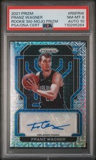 2021 PANINI PRIZM RC SIGNATURES MOJO PRIZM FRANZ WAGNER 1/25 PSA 8 AUTO 10