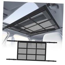 Car Ceiling Cargo Net with Zip,Overhead Cargo Net Pocket - Double Layers,No