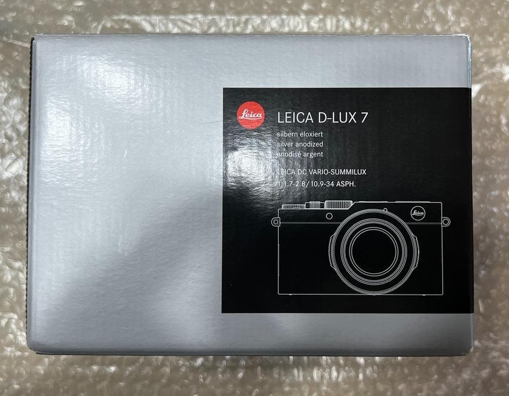 Leica D-LUX 7 Silver Digital Camera 17MP 4K Excellent with Full