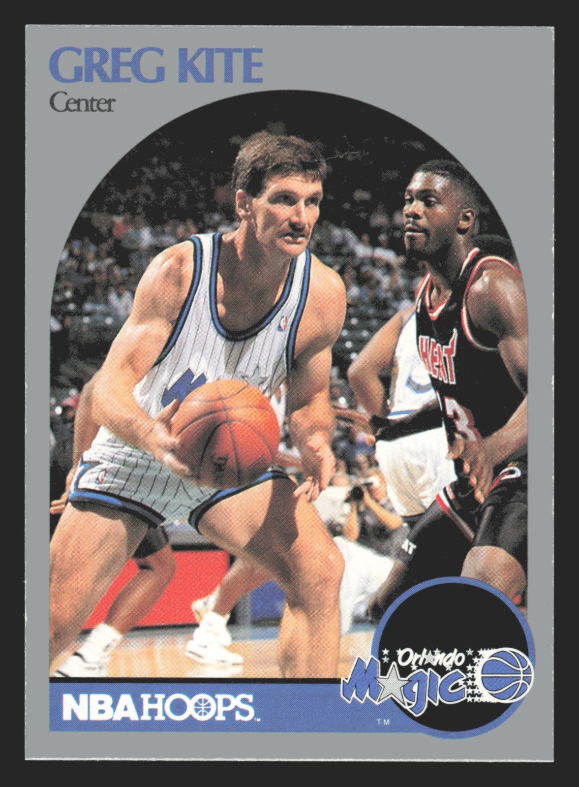 Greg Kite 1990-91 Hoops #423 Update Orlando Magic NBA Basketball Card