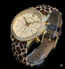 Festina Damen Armbanduhr Gold/Leopard – Elegant & Luxuriös – Neu/OVP – 2 Jahre G