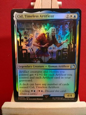 Cid, Timeless Artificer 0410 FOIL - Final Fantasy - NM - Uncommon - MTG