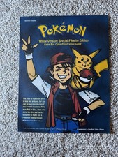 Strategy Guide For Pok mon Yellow Special Pikachu Edition READ DESCRIPTION.