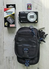 Panasonic LUMIX DMC-FH20 14MP Digital Camera Leica Wide Angle Black W/ Charger